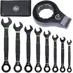 Klein Tools Ratcheting Combo Wrench Set