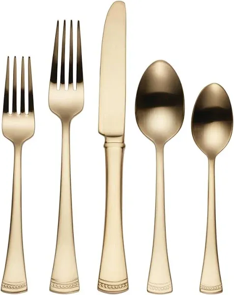 Lenox Portola Gold 20-Piece Flatware Set