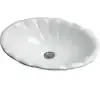 PRIVATE BRAND UNBRANDED Corona Drop-In Bathroom Sink in White 4-465WH