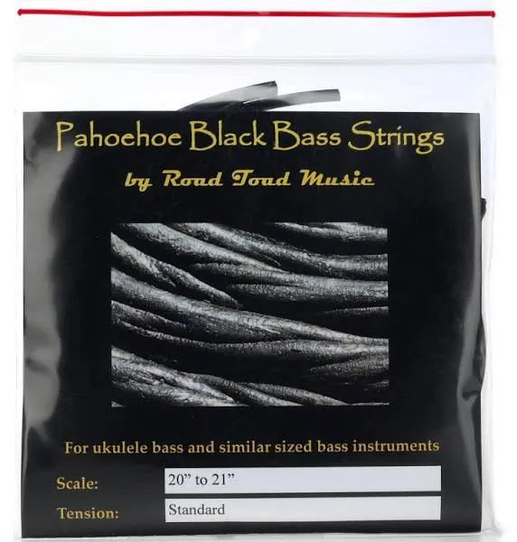 Road Toad Pahoehoe Dreads U-Bass Strings (4-String Set, Multi-Colored) | Reverb