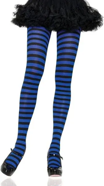 Leg Avenue Women's Striped Nylon Tights