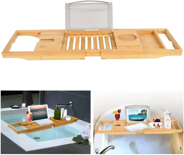 Bamboo Bathtub Tray