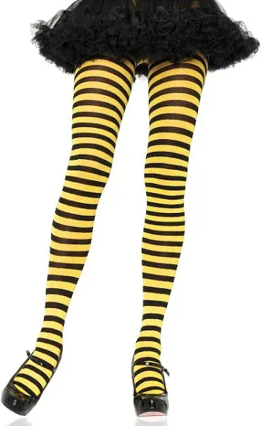 Striped [Black/Neon Yellow] | TIGHTS