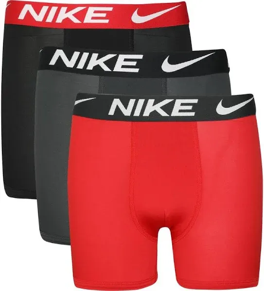 Nike Boys' 3 Pack Logo Boxer Briefs - Little Kid, Big Kid