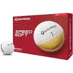 TaylorMade SpeedSoft Golf Balls - White