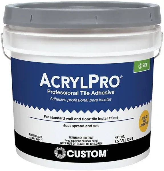 Custom Building AcrylPro Ceramic Tile Adhesive