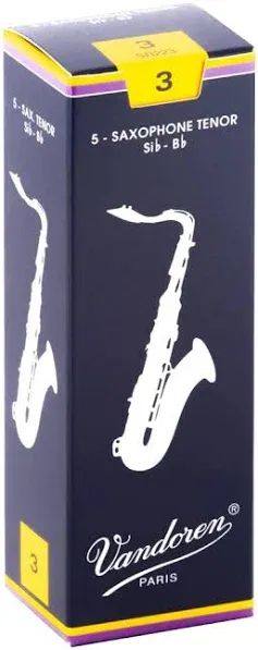 Vandoren Traditional Tenor Sax Reeds