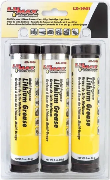 Lithium Grease 3 oz. Cartridge (3 pcs./Pk.)