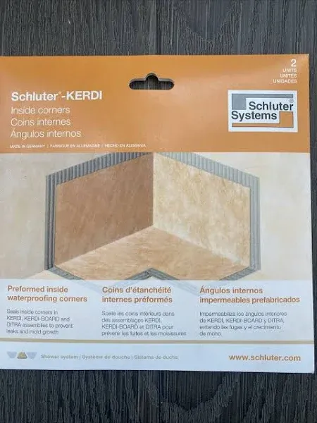 Schluter Systems Kereck/FI 2 Kerdi Inside Waterproofing Corner