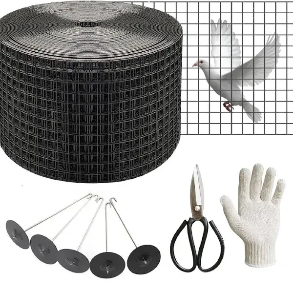 VEVOR 100ft Solar Panel Bird Guard Critter Guard Roll Kit Stainless Steel Fasteners