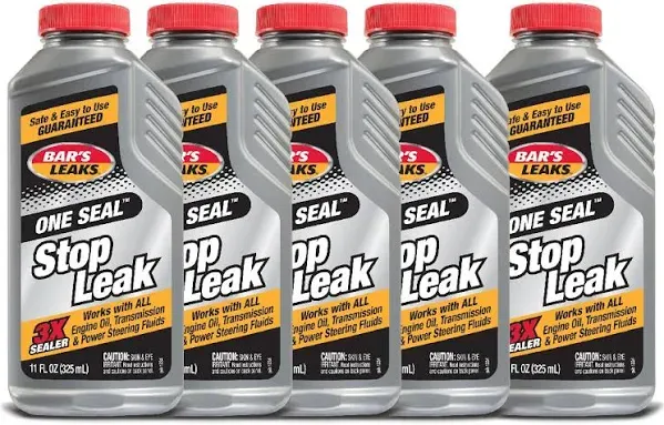 Bar's Leaks 1334-5PK One Seal Stop Leak - 11 oz, (Pack of 5)