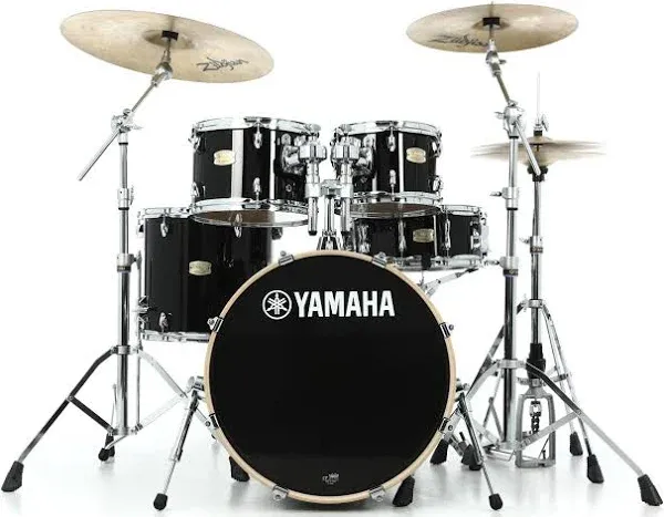 Yamaha Stage Custom Birch 5-Piece Drum Shell Pack 22 Inch Kick Raven Black