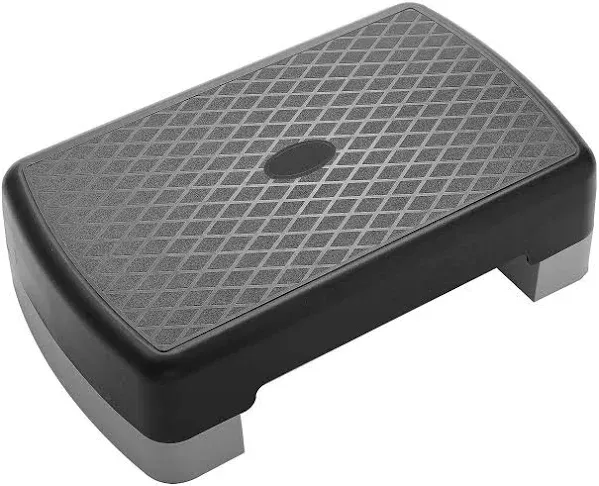 18&#034; Workout Aerobic Stepper Step Platform with 2 Risers, Lightweight Portable...