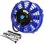 Universal 7" Radiator Fan Blue