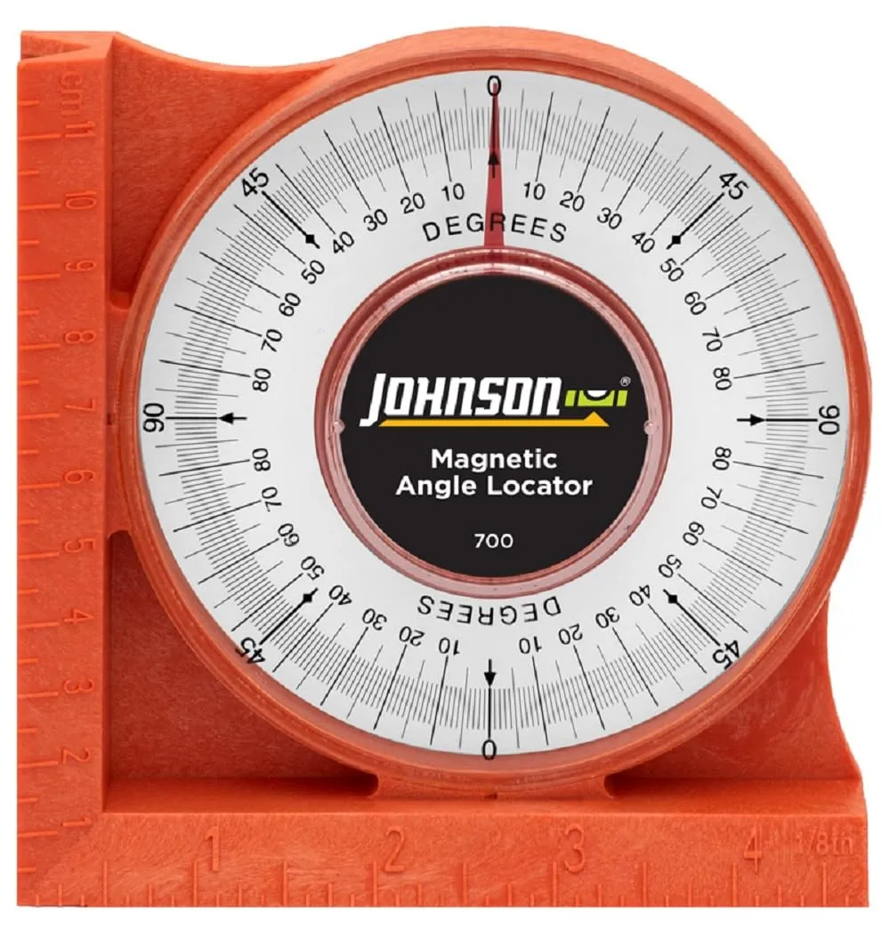 Johnson Model 700 (Orange) Heavy Duty Magnetic Angle Locator ~ USA ~ NOS ~ NIP