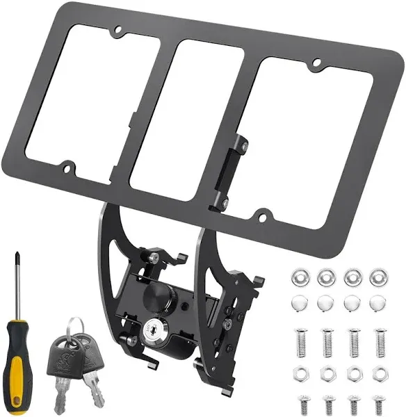 No Drill FRONT License Plate Holder Bracket fits Tesla Model 3 Y Kit 2017-2003