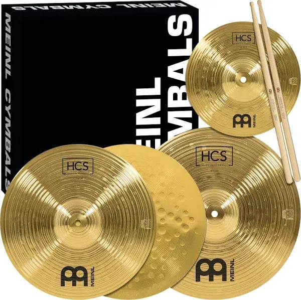 MEINL HCS Cymbal Set with Free 14" Crash