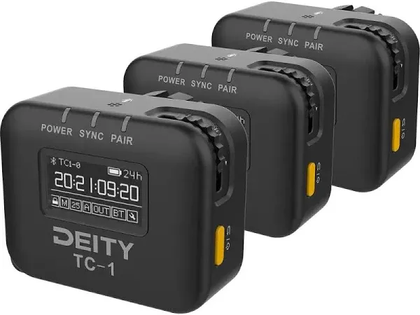 Deity TC-1 Wireless Timecode Box 3 Pack Kit