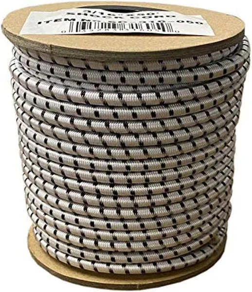 T.W Evans Cordage SC-316-050 3/16-Inch by 50-Feet Elastic Bungee Shock Cord, ...