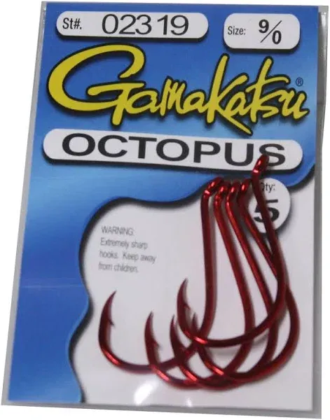 Gamakatsu Octopus Hook - 10 Black