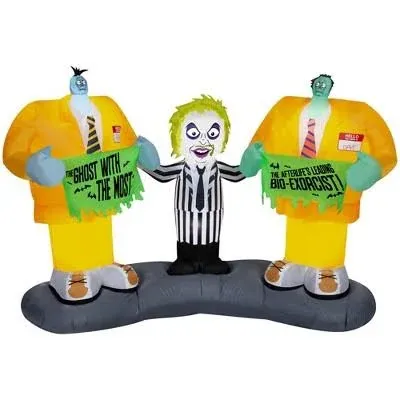 Gemmy Halloween Inflatable Beetlejuice Scene