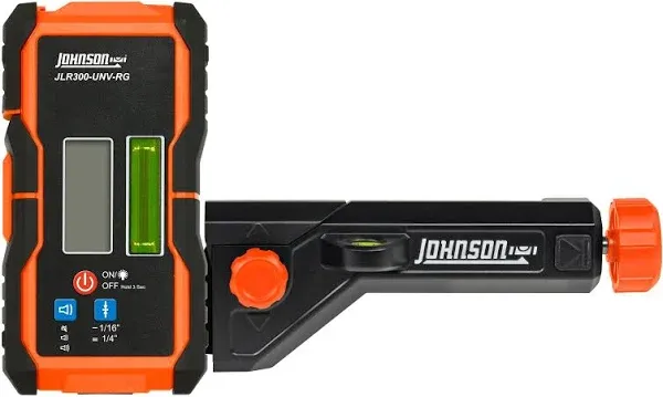 Johnson Level Green &amp; Red Beam Rotary Laser Level LCD Detector JLR30 (ROC038494)