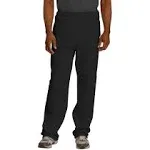 Jerzees NuBlend Open Bottom Sweatpants with Pockets - Black - S