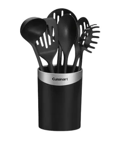 Cuisinart CTG-00-CCR7 Curve Crock with Tools, Set of 7 , Black