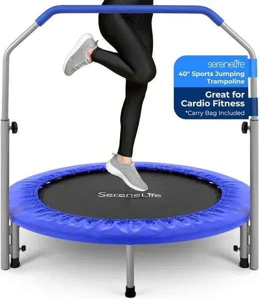 SereneLife 40" Portable & Foldable Trampoline