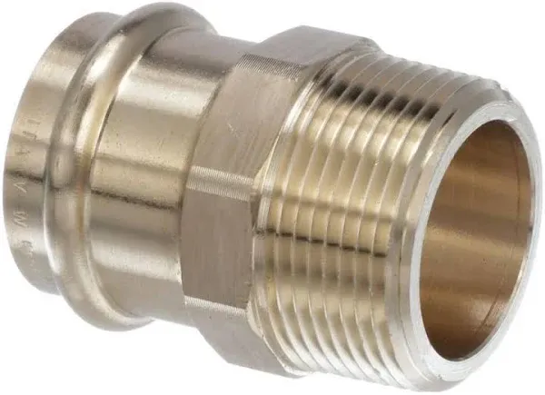 Viega 79290 ProPress Bronze Adapter 2-Inch x 2-Inch P x Male NPT