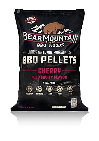 Bear Mountain BBQ Premium Woods 20 Lb. Cherry Wood Pellet FK13 Bear Mountain BBQ