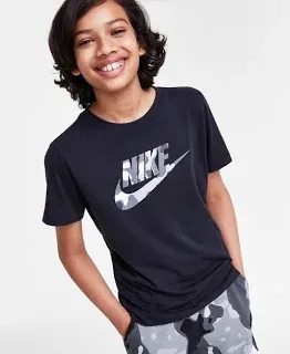 Nike Kids' Camo Logo Graphic T-Shirt