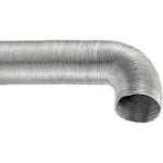 Lambro 306 Aluminum Flexible Duct, 6" x 8'