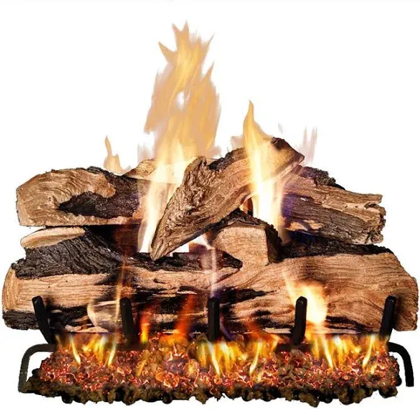 Real Fyre Split Oak Designer Plus Vented Gas Log Set