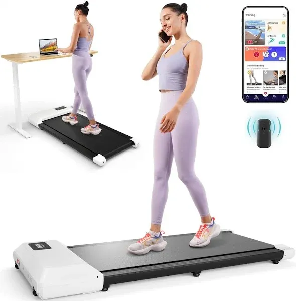 DeerRun Walking Pad 2 in 1 Under Desk Treadmill