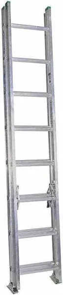 WERNER D1216-2 16 ft Aluminum Extension Ladder, 225 lb Load Capacity