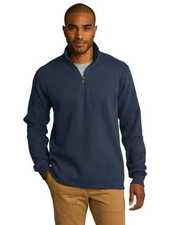 Port Authority Slub Fleece 1/4-Zip Pullover