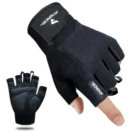 Atercel Workout Gloves for Men and Women, Exercise Gloves for Weight Lifting, Cycling, Gym, Training, Breathable and Snug fit