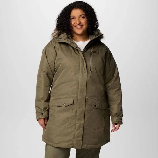 Women&#039;s Columbia Parka Suttle Mountain 3X Black NWT