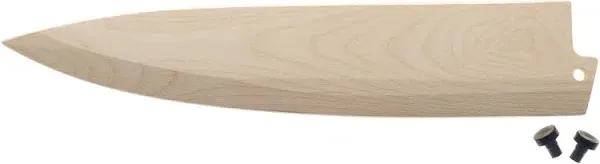 Mercer Culinary Birch Wood Saya Cover Blade Protector for 7" Santoku Knives