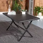 Safavieh Akita Folding Table - Black