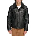 LEVIS FAUX LEATHER JACKET _ BLACK_ XL