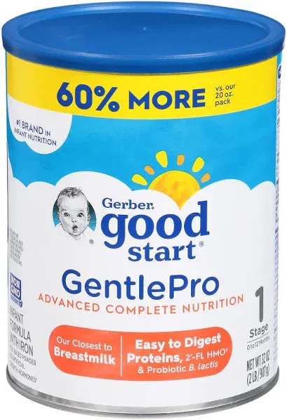 Gerber Good Start GentlePro Powder Infant Formula 12.3 oz.