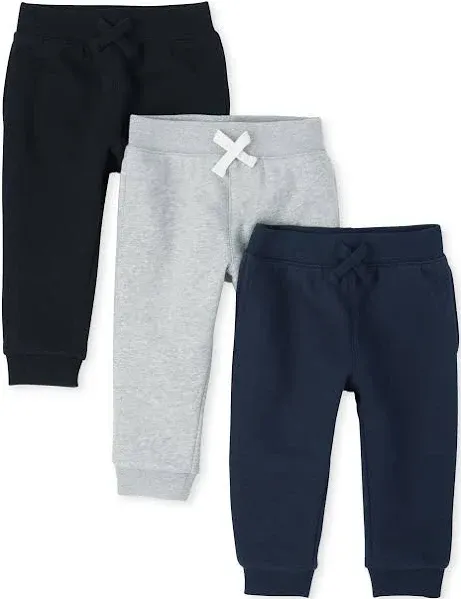 The Children's Place Baby Boys' Active Fleece Jogger Pants