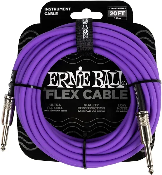 Ernie Ball Flex Instrument Cable Straight/Straight