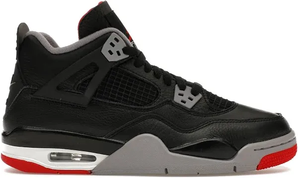 Nike Air Jordan 4 Retro GS Bred Reimagined Black Kids AJ4 Casual FQ8213-006