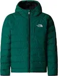 The North Face Boys Reversible Perrito Hooded Jacket in Green