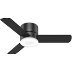 Hunter - 44" Ceiling Fan - Minimus Matte Black