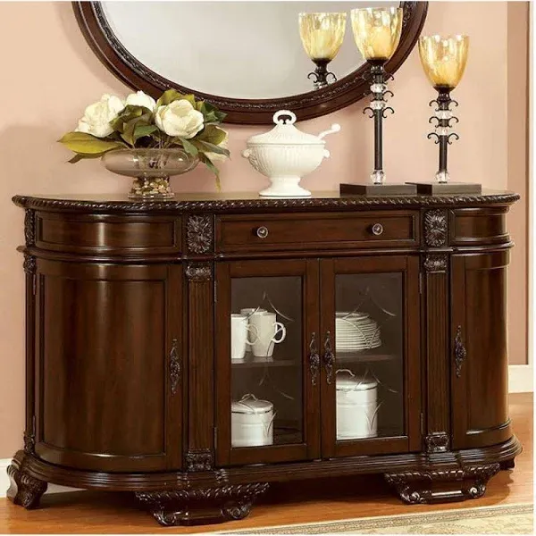 Bellagio Server in Brown Cherry