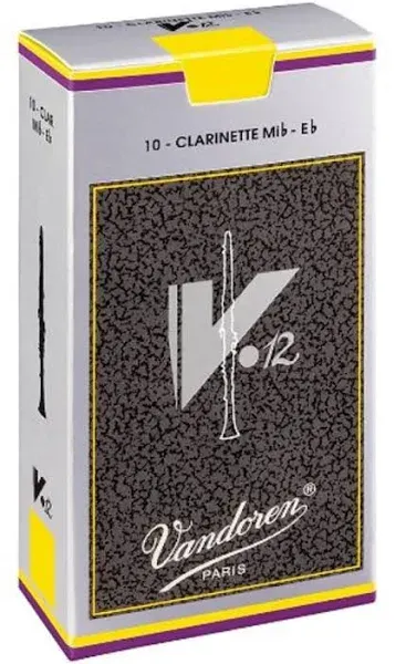 Vandoren V12 Eb Clarinet Reed, 2.5 (10 Pack) at Gear4music